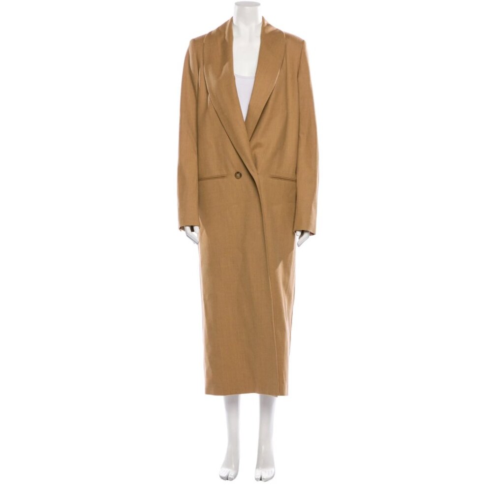 La Collection Adeline Wool Coat Sand XS NWT